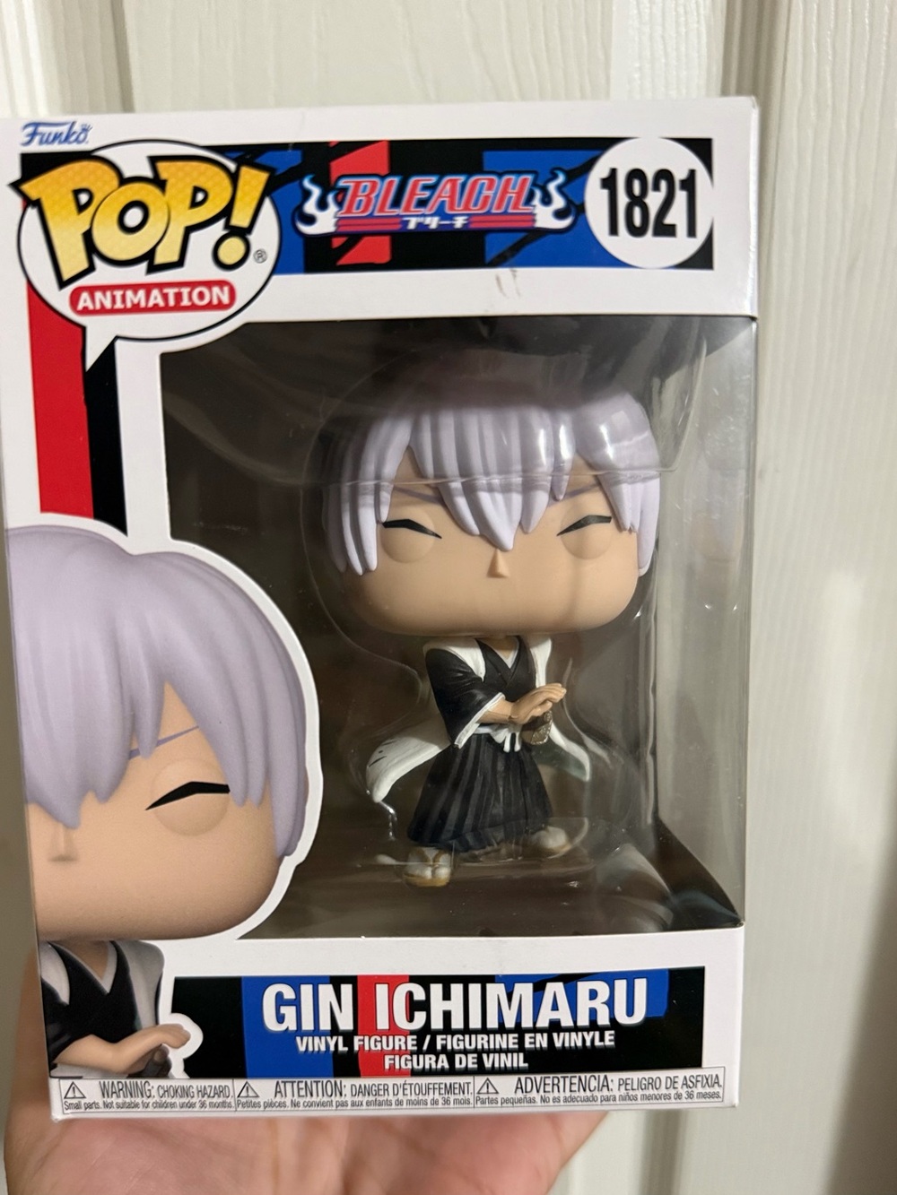 Funko POP! Gin Ichimaru Vinyl Figure - White, Black